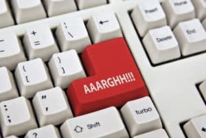 the key to press when you are frustrated