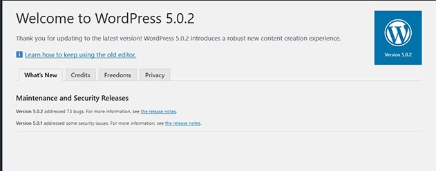 WP 5.0.2